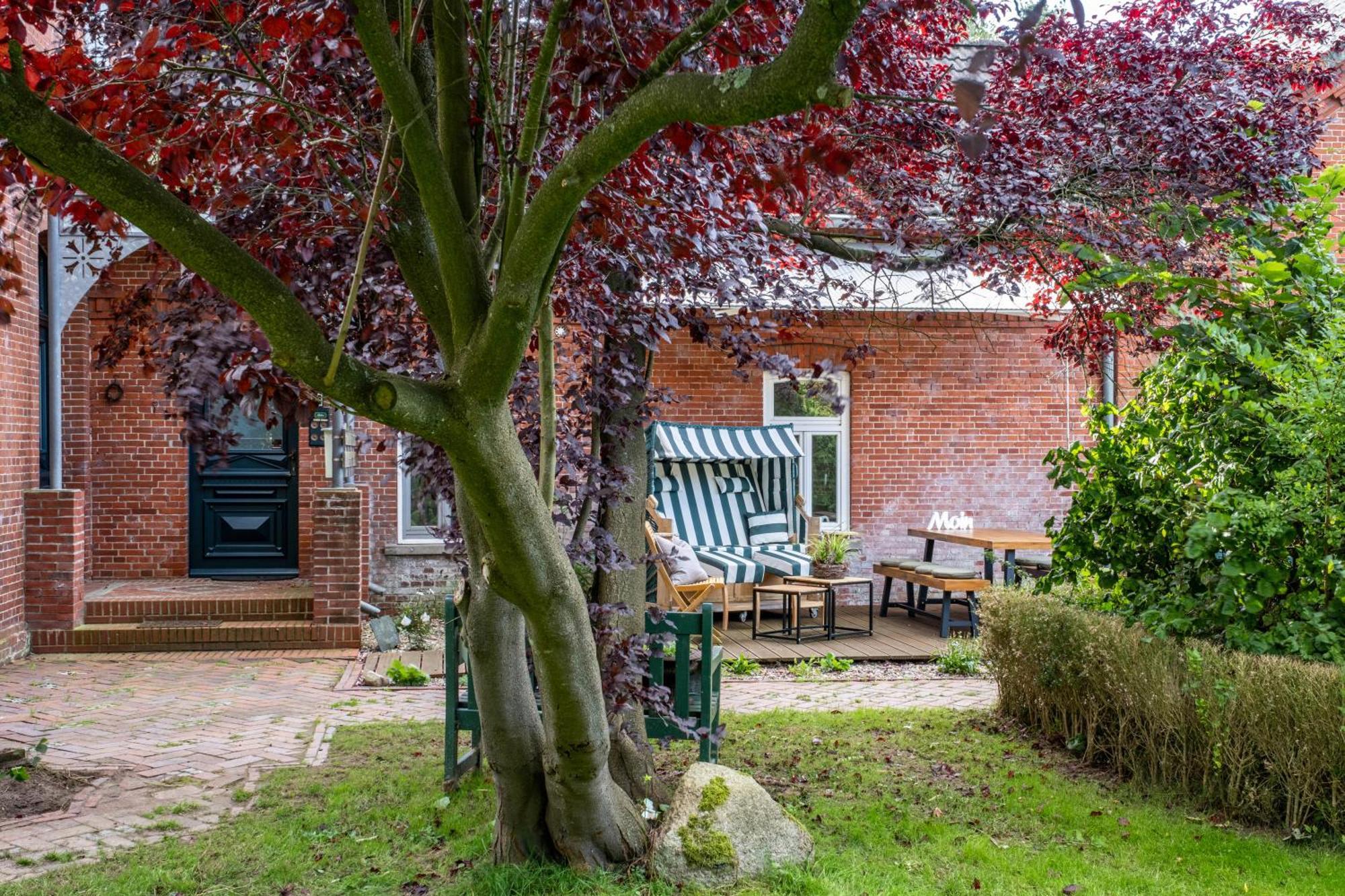 Ferienwohnung Flut Am Weserstrand Sandstedt Bagian luar foto